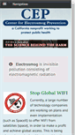Mobile Screenshot of electrosmogprevention.org